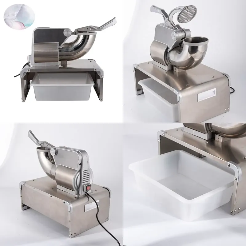 Commercial Kitchen Ice Machine - Neuer Eiszerkleinerer aus Edelstahl, Eiswürfel-Zerkleinerungsmaschine für