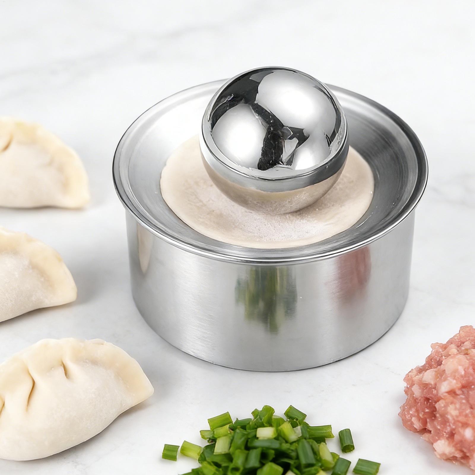 Commercial Kitchen Supplies - Manuelle Teigpresse für Dumplings, Teigblattformer für