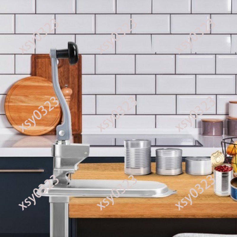 Commercial Kitchen Bench - Manueller Tisch-Drehdosenöffner in Gewerbequalität, Einfache Bedienung,
