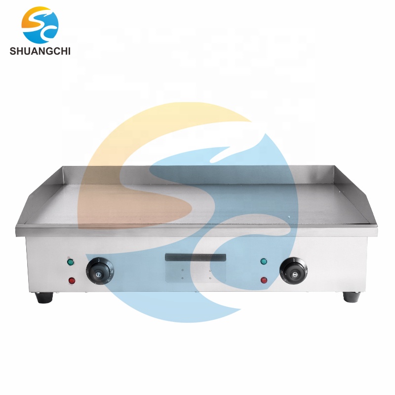 Electric Griddle Flat Top - Shuangchi Kommerzielle elektrische Grillplatte mit flacher