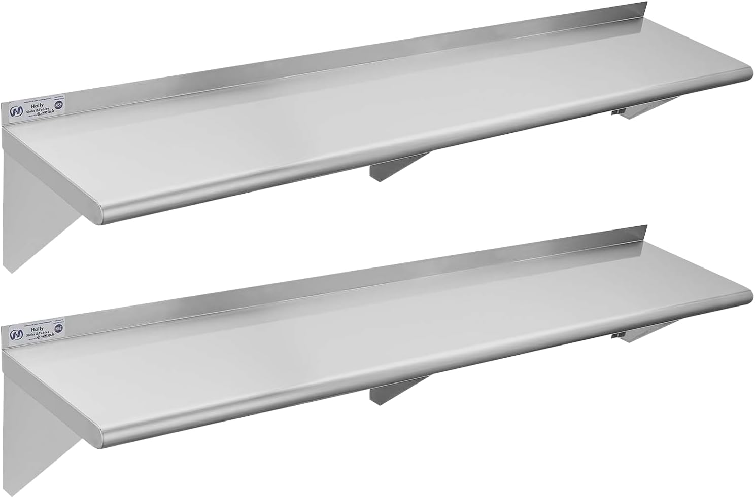 Commercial Kitchen Wall Shelves - 2er-Pack 12