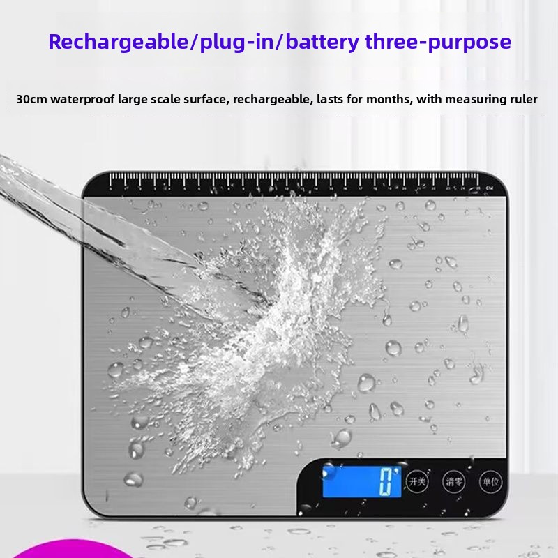 Commercial Kitchen Bench - Wasserdichte Küchenwaage, Mini-Plattformwaage für Zuhause und
