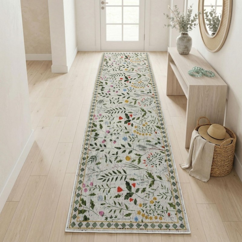 Kitchen Flooring Commercial - VIKAMA Bohemian Fresh Wind Laufteppich, rutschfest,