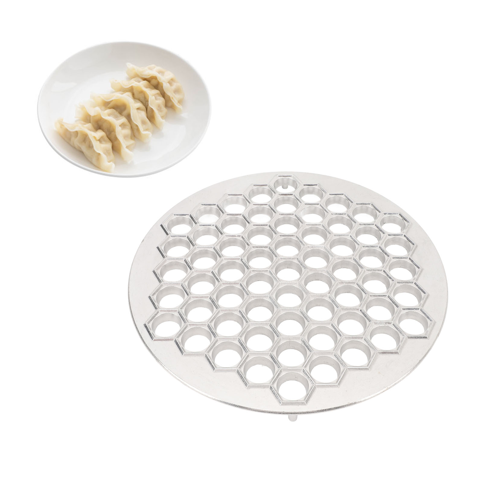 Commercial Kitchen Supplies - Russischer Knödelmacher, multifunktionales Pelmeni-Herstellungswerkzeug, praktische Aluminiumlegierung,