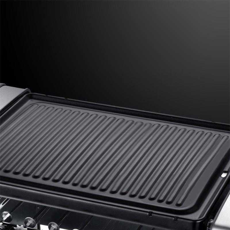 Electric Griddle Flat Top - Elektrischer Grill für Zuhause, Spießgrillmaschine, Antihaft-Grillplatte,