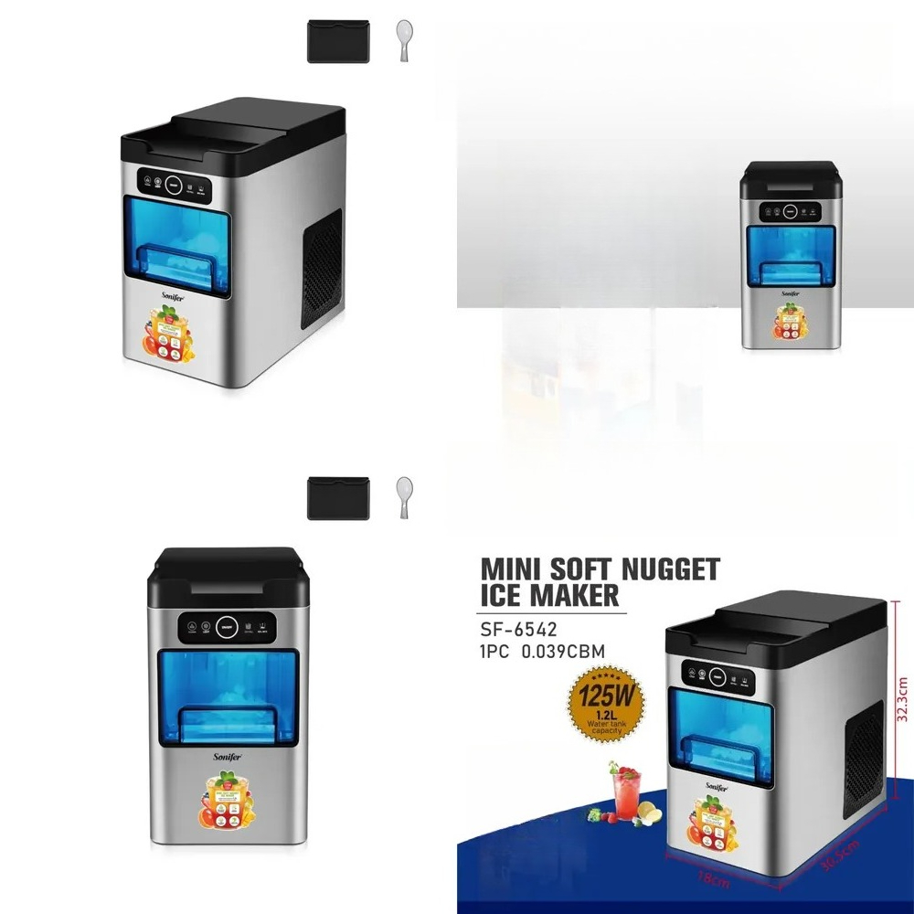 Commercial Kitchen Ice Machine - SF-6542 Automatische Eiswürfelmaschine 15kg Täglich Kommerziell