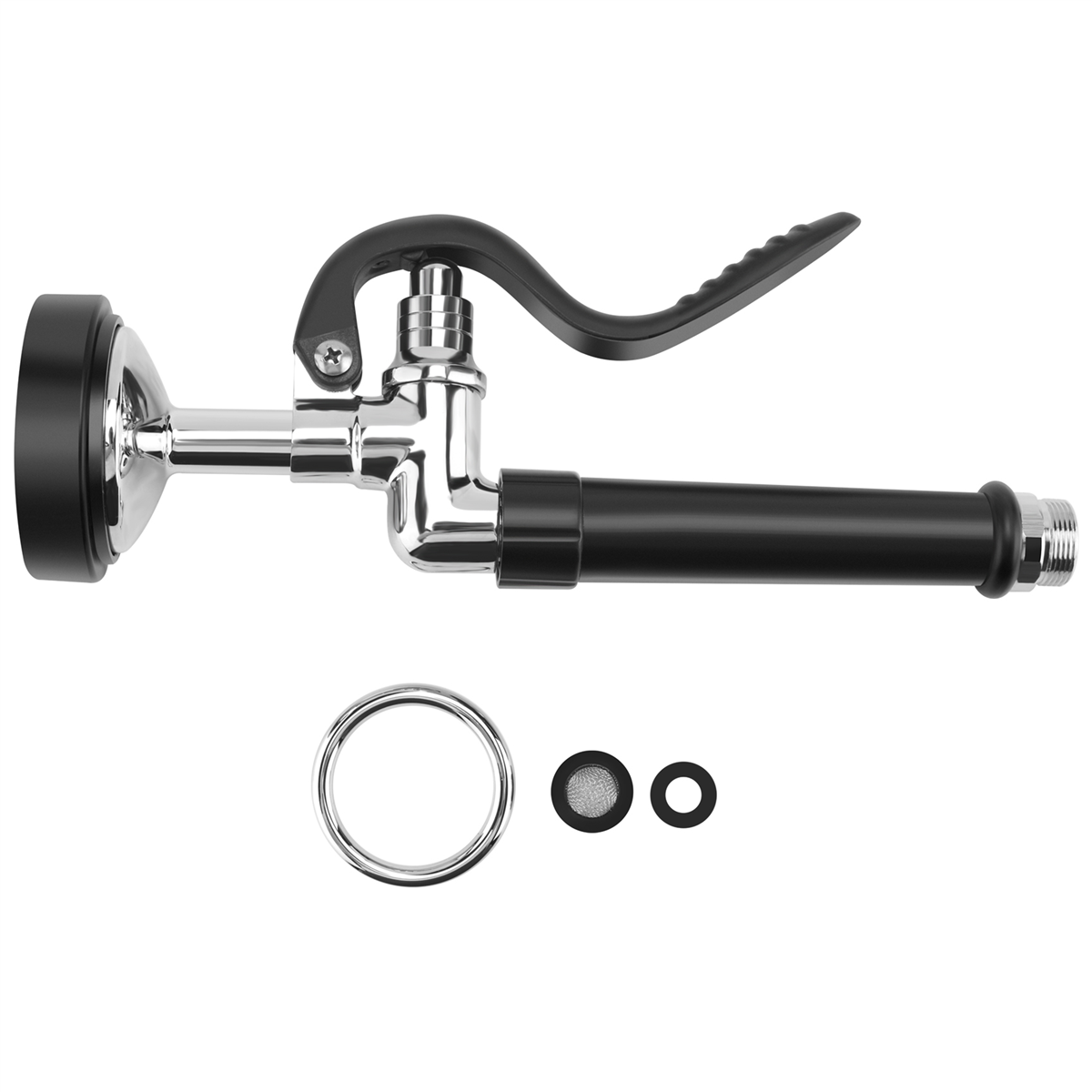 Commercial Kitchen Mixer - Vorspülsprüher für gewerbliche Küchenarmaturen, verchromt (schwarz)