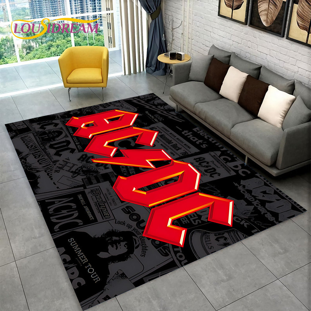 Kitchen Flooring Commercial - AC/DC Rock Band Teppich Groß, Teppich