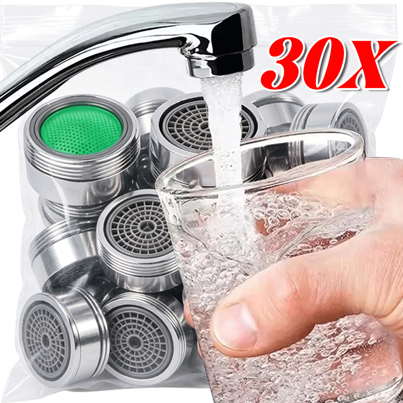 Commercial Kitchen Mixer - Wiederverwendbares 24-mm-Wasserhahn-Bubbler-Set, spritzwassergeschützt, wassersparend, universell einsetzbar,
