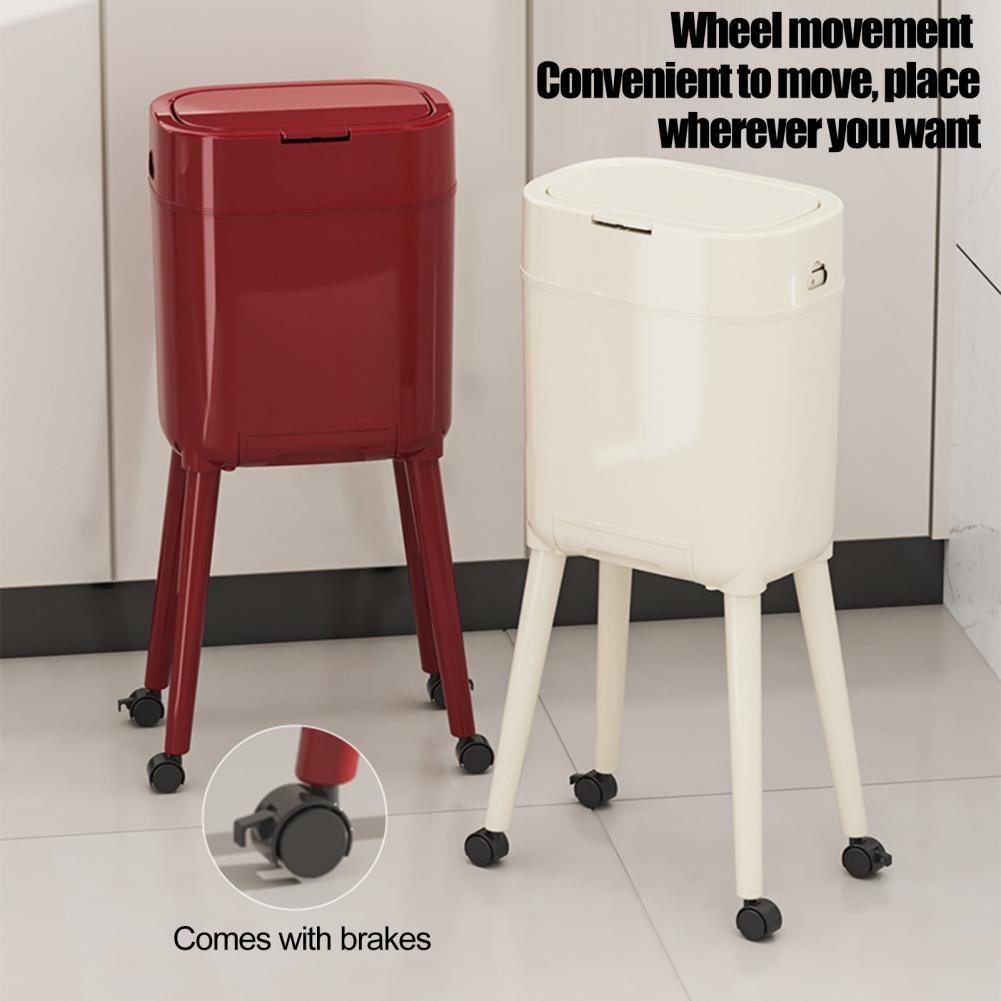 Commercial Kitchen On Wheels - Mülleimer mit erhöhten Beinen und Rollen,
