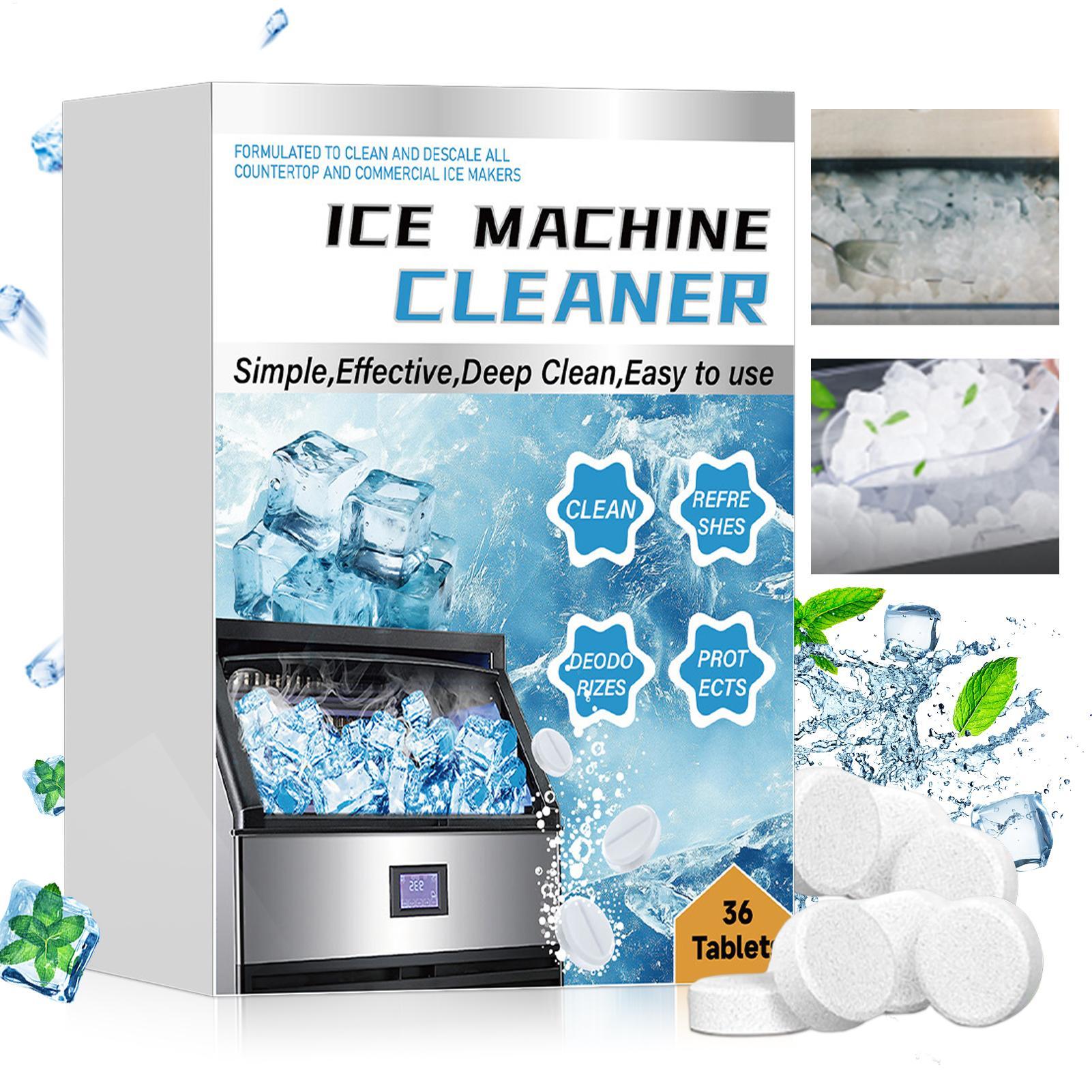 Commercial Kitchen Supplies - Eiswürfelbereiter-Reiniger, 36 Stück, Entkalkungs- und Desodorierungstabletten,