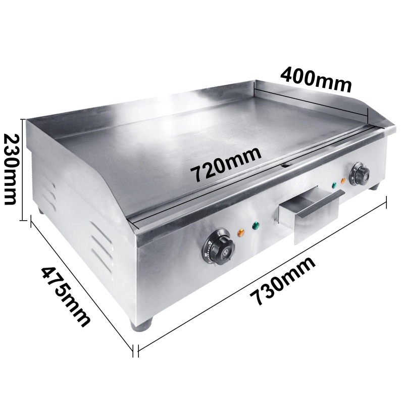 Electric Griddle Flat Top - Neues Produkt Kommerzielle elektrische Grillplatte, verstellbare