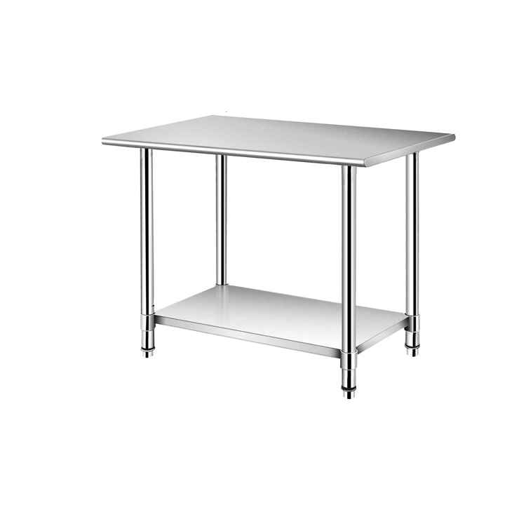 Commercial Kitchen Bench - 201/304 Höhenverstellbarer Edelstahl Maßgefertigter Kommerzieller Restaurant-Hotel-Küchen-Arbeitstisch