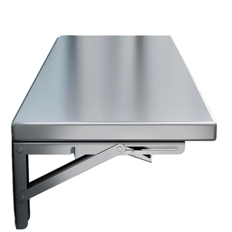 Commercial Kitchen Wall Shelves - Robustes Edelstahl-Klappgestell für Gewerbeküchen und Food