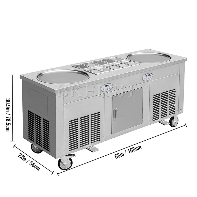 Automatische Großtopf-Eiscreme – Commercial Kitchen Ice Machine Bewertung und Preis