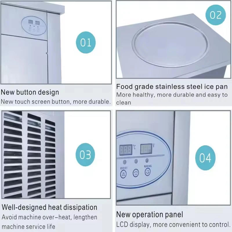 Automatische Großtopf-Eiscreme – Commercial Kitchen Ice Machine Bewertung und Preis