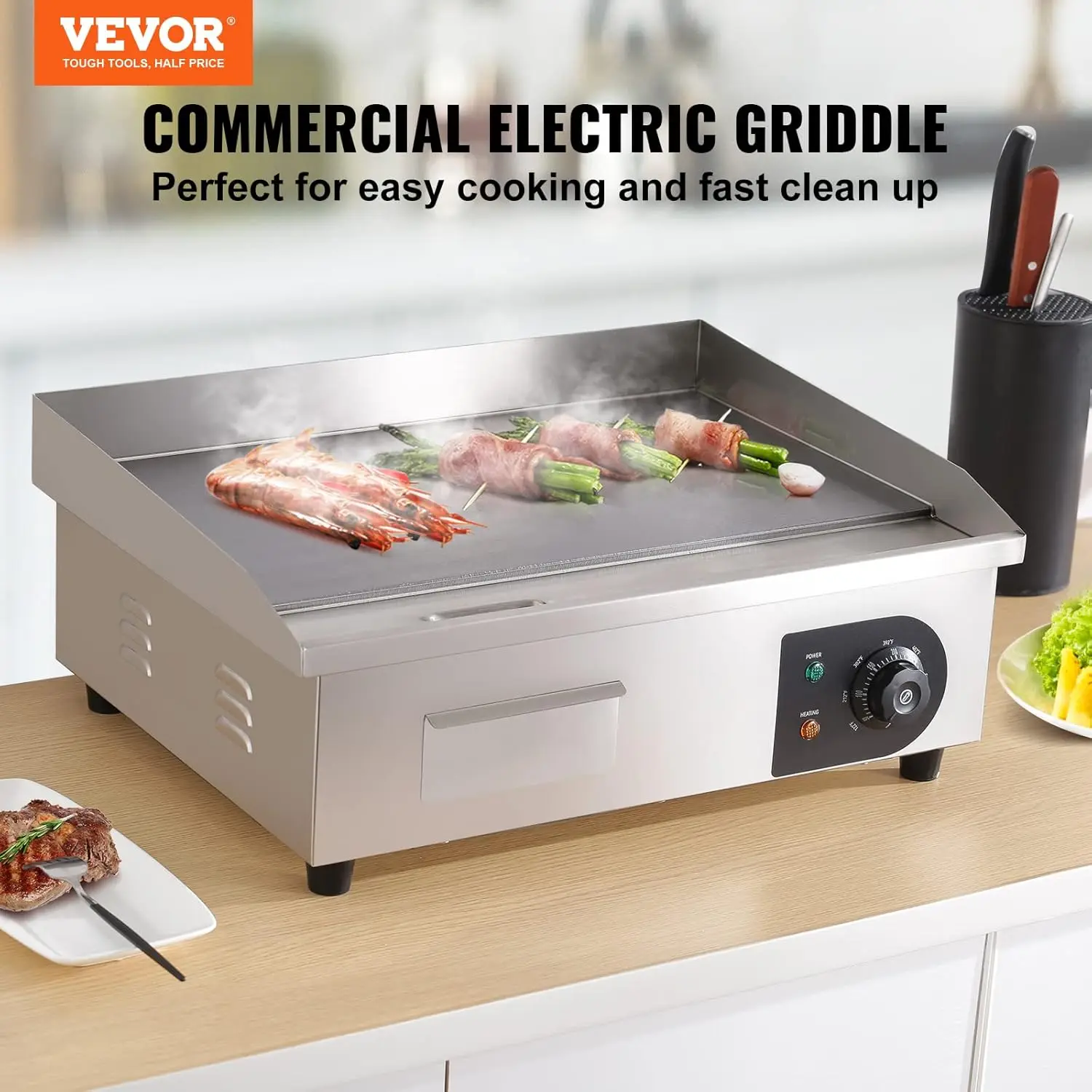 Nordic Commercial 22-Zoll-Elek – Electric Griddle Flat Top Bewertung und Preis
