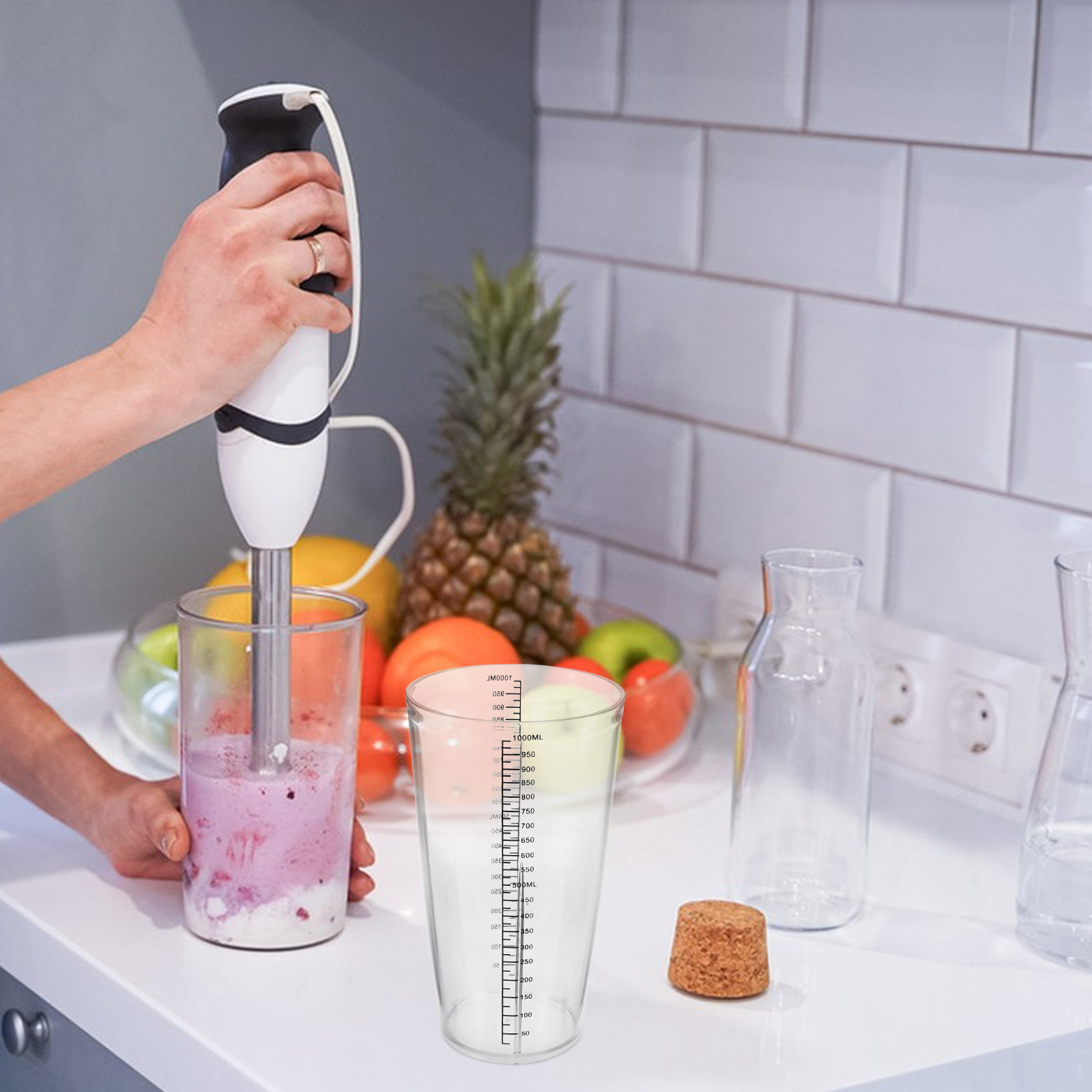 Kunststoff-Messbecher 1000ml,  – Bar Blender Mixing Bewertung und Preis