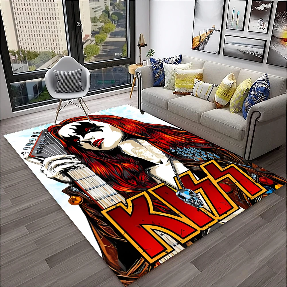 Retro KISS Rock Band Teppich f – Commercial Kitchen Floor Bewertung und Preis