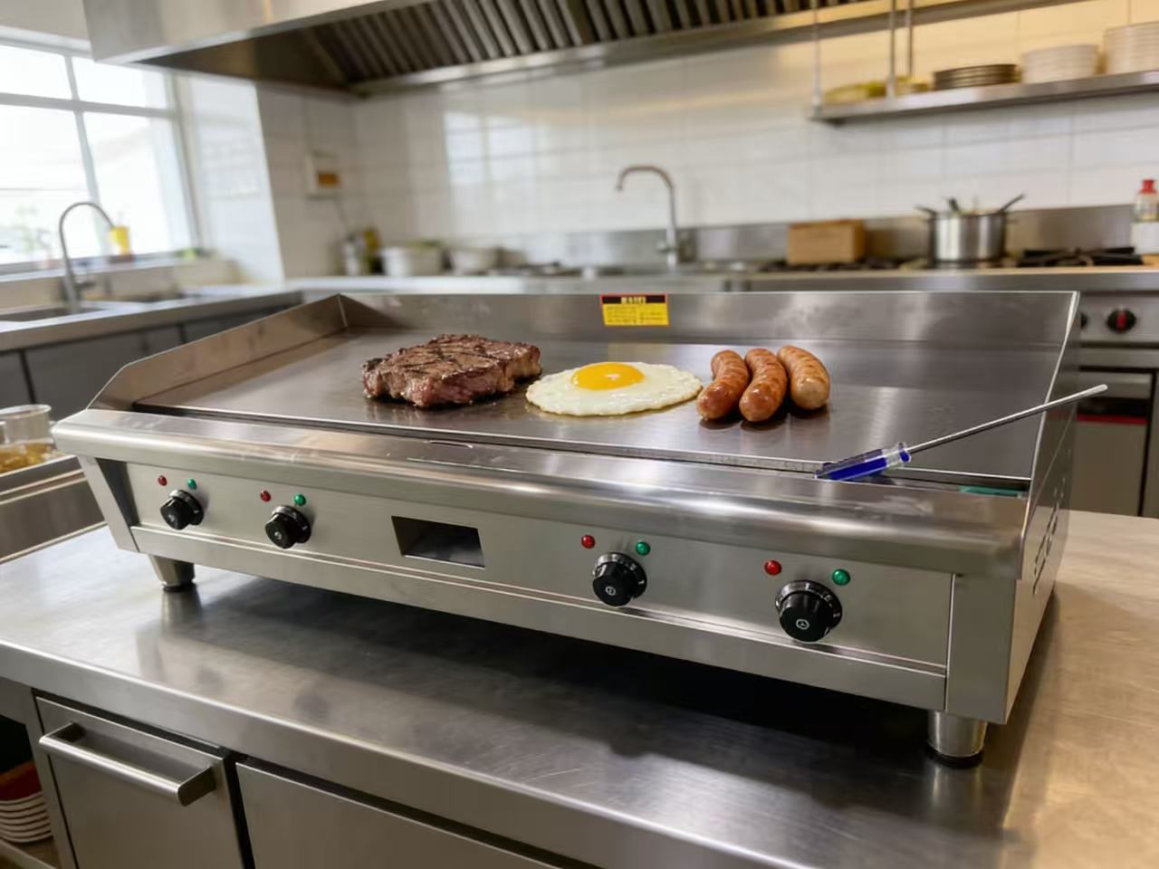 Einstellbare Temperaturregelun – Electric Griddle Flat Top Bewertung und Preis