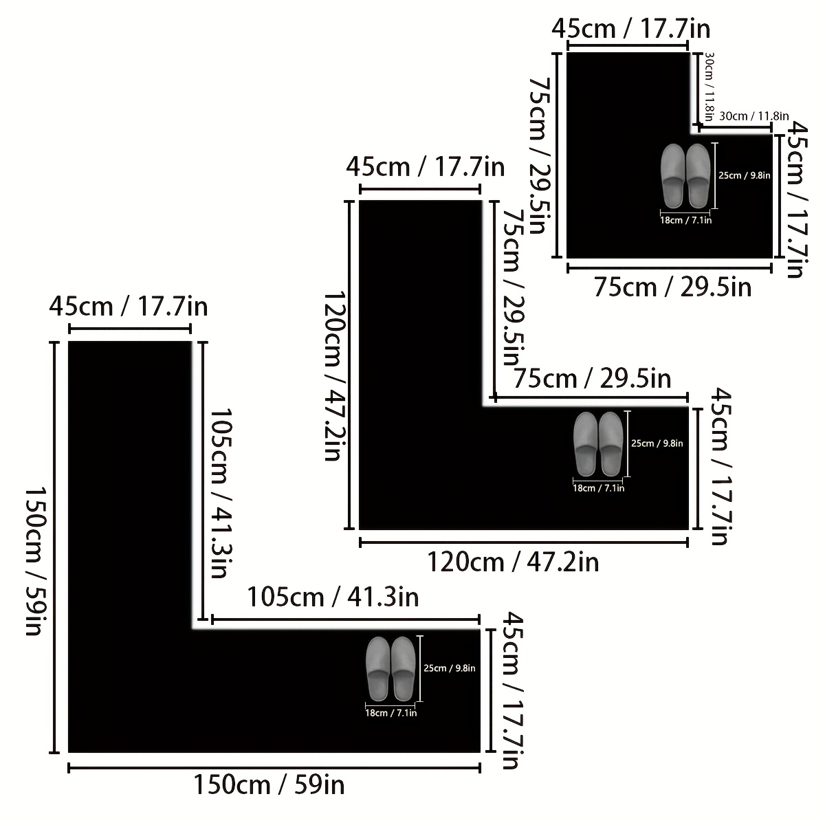 Flanell-Küchenteppich in L-For – Kitchen Flooring Commercial Bewertung und Preis