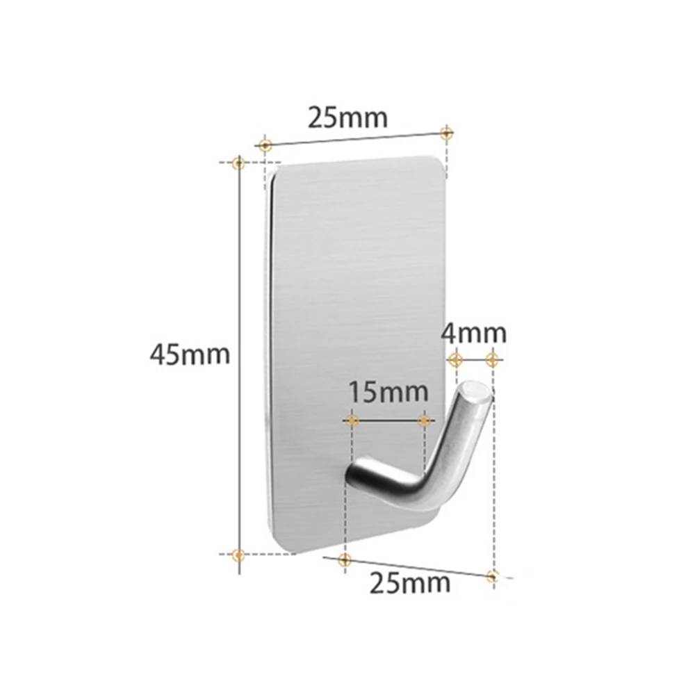 1-10Pcs Selbst Klebe Haken Ede – Commercial Kitchen Wall Shelves Bewertung und Preis