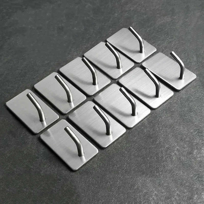 1-10Pcs Selbst Klebe Haken Ede – Commercial Kitchen Wall Shelves Bewertung und Preis