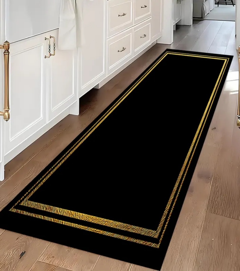 Luxuriöser Schwarz-Goldener Gr – Commercial Kitchen Floor Bewertung und Preis