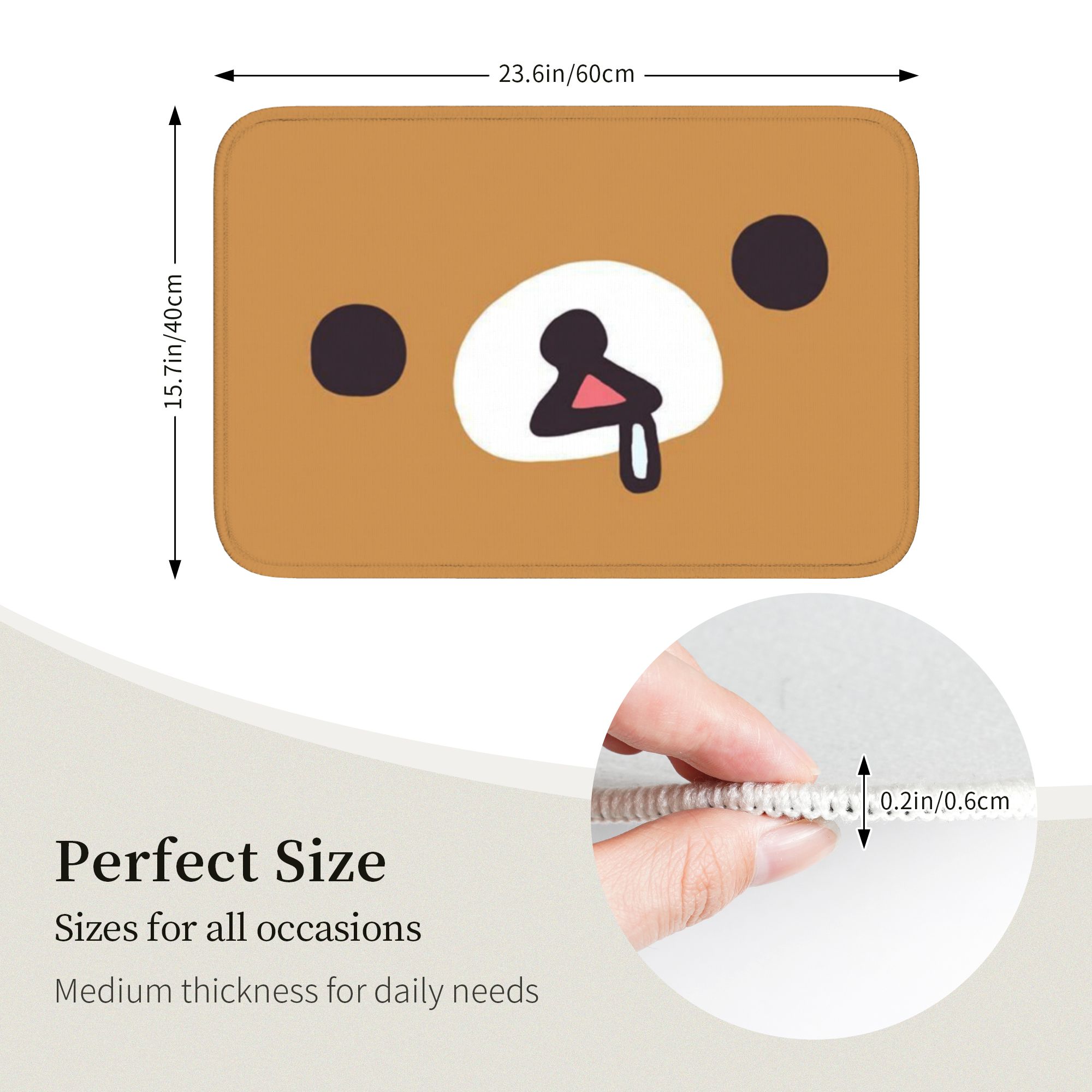 R-Rilakkumaes Cartoon-Bodenmat – Kitchen Flooring Commercial Bewertung und Preis