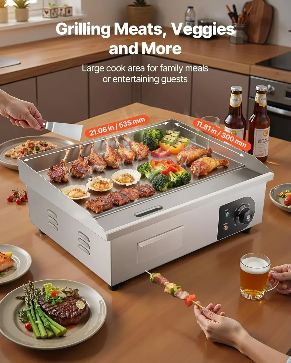 Meistverkaufter Kommerzieller  – Electric Griddle Flat Top Bewertung und Preis