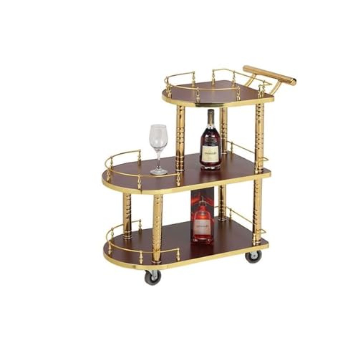3-stufiger Barwagen, Restauran – Commercial Kitchen On Wheels Bewertung und Preis
