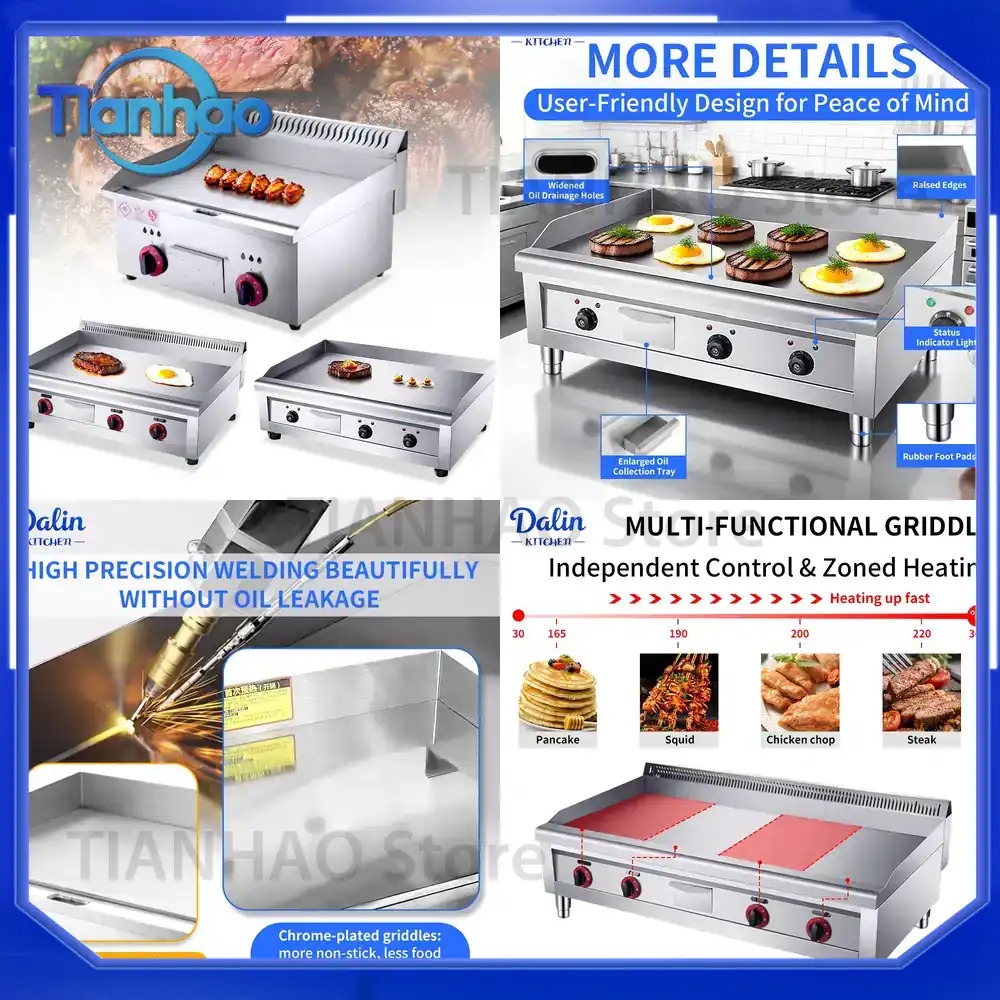 Hochwertige Antihaft-Flachplat – Commercial Kitchen Griddle Bewertung und Preis