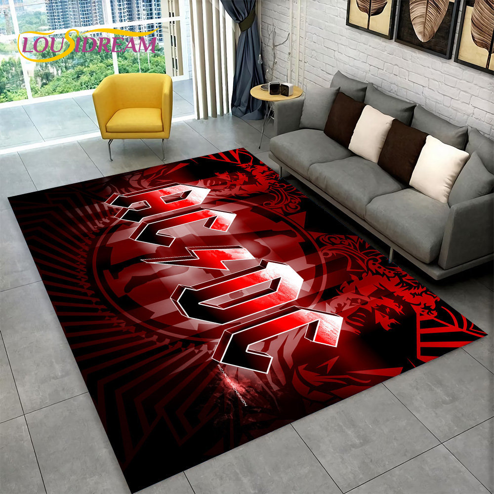AC/DC Rock Band Teppich Groß,  – Kitchen Flooring Commercial Bewertung und Preis