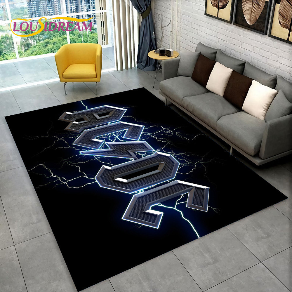 AC/DC Rock Band Teppich Groß,  – Kitchen Flooring Commercial Bewertung und Preis