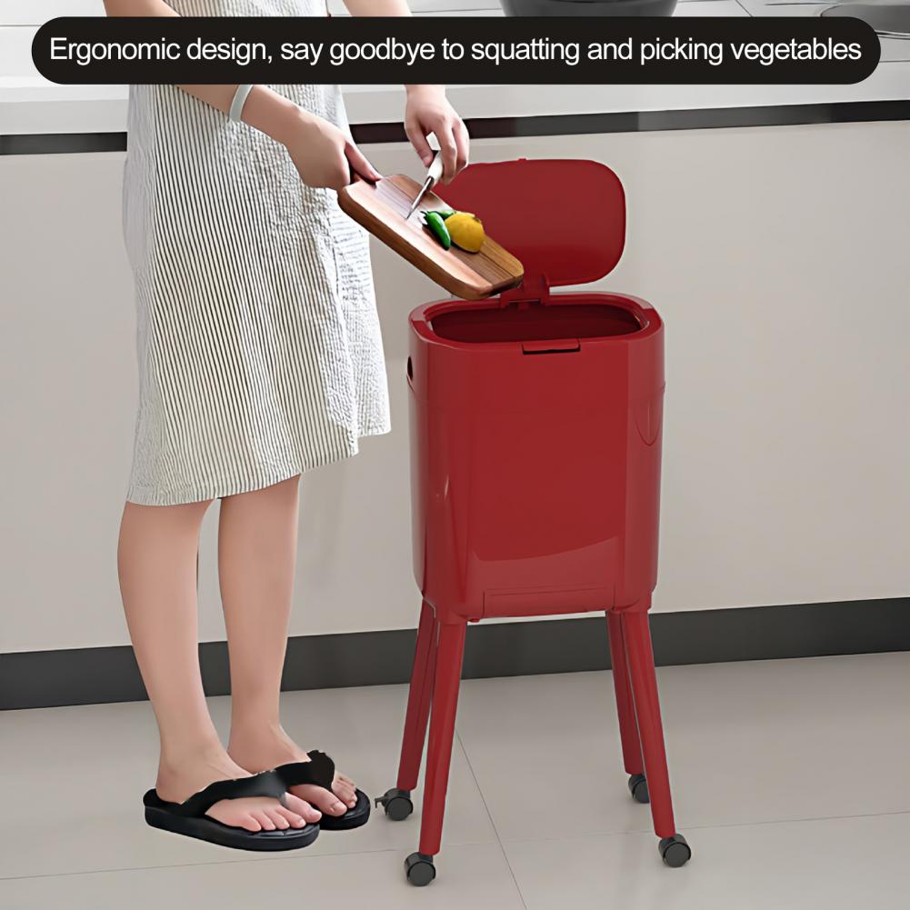Mülleimer mit erhöhten Beinen  – Commercial Kitchen On Wheels Bewertung und Preis
