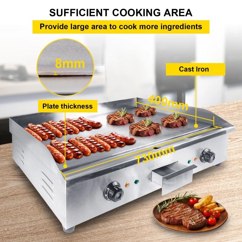 Neues Produkt Kommerzielle ele – Electric Griddle Flat Top Bewertung und Preis