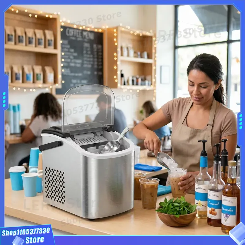 Gewerbliche Eismaschine 26lbs  – Commercial Kitchen Ice Machine Bewertung und Preis