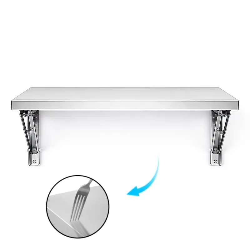 Robustes Edelstahl-Klappgestel – Commercial Kitchen Wall Shelves Bewertung und Preis